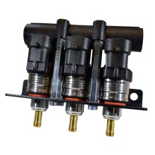 Рампа инжекторная (пропан, метан) Barracuda в сборе, 3 цилиндра