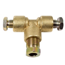 Тройник медной трубки (пропан) Atiker (ST.002) 6х8х6 мм