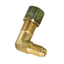 Переходник медной трубки (пропан) Atiker (ST.051) угловой 90° 8мм/М10х1 с гайкой