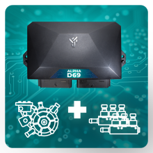 Комплект Alpha D69U 6 цил. ( эл.к-т Alpha D69U / AT13 XP / IG1 2 Ом 2х3ц.)