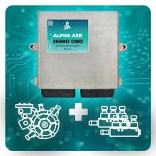 Комплект Alpha AEB 2568D 6 цил. ( эл.к-т Alpha AEB 2568D / AT12 HP 285кВт / IG1 2 Ом 2х3ц.)