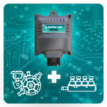 КОМПЛЕКТ ALPHA AEB MP32 4 ЦИЛ. ( ЭЛ.К-Т ALPHA AEB MP32 / AT12 185КВТ / IG1 2 ОМ)