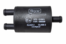 Фильтр паровой фазы (пропан, метан) Filgaz 12х12х12 мм, пластик (FLPG25)