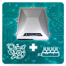 Комплект Alpha MS 4 цил. ( эл.к-т Alpha MS-4 / Alpha 135 / IG1 2 Ом)
