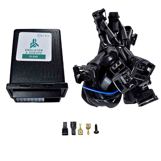 Эмулятор (пропан, метан) ALPHA EI-06E, 6 цилиндров (разъём евро)