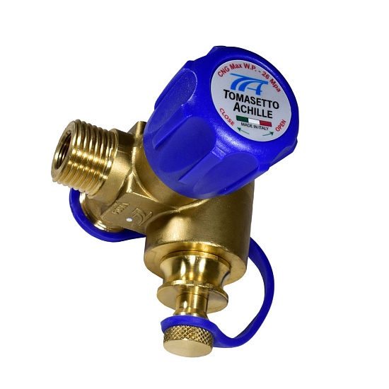 Вентиль заправочный (метан) Tomasetto VM04 тип Russia (+ аксессуары VM1024) с кронштейном VM1022