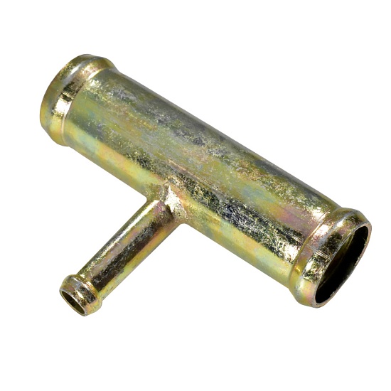 Фитинг-тройник тосола (пропан, метан) 20х8х20 мм, алюминий