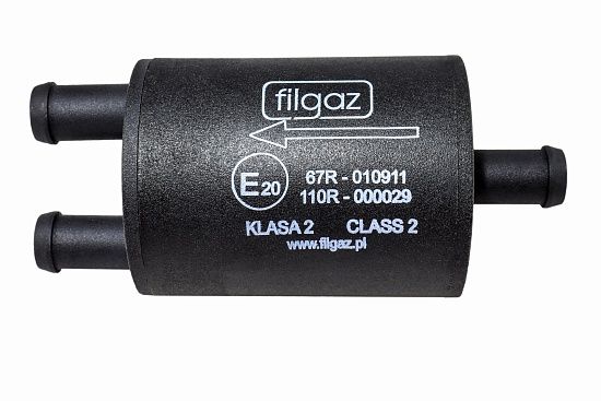 Фильтр паровой фазы (пропан, метан) Filgaz 12х12х12 мм, пластик (FLPG25)