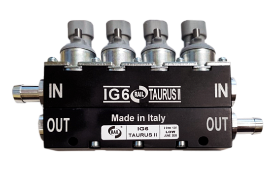 Рампа инжекторная (пропан, метан) Rail IG6 TAURUS LP, 4 цилиндра, 12V (2 Ом) Рампа инжекторная (пропан, метан) Rail IG6 TAURUS LP, 4 цилиндра, 12V (2 Ом)