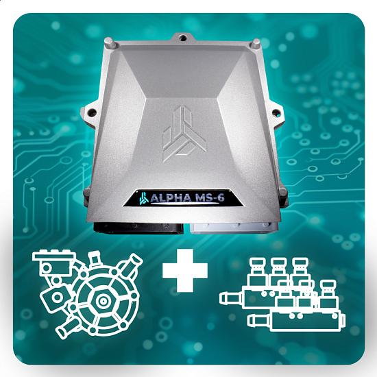 Комплект Alpha MS 6 цил. ( эл.к-т Alpha MS-6 / AT12 125 кВт / Alpha 30 2 Ом 2х3ц.)
