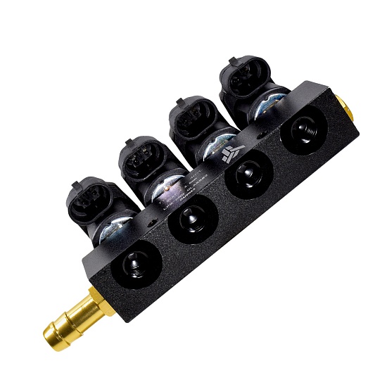 Рампа инжекторная (пропан, метан) ALPHA Type 30, 4 цилиндра (3 Ом)