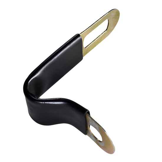 Скоба крепления с оплёткой для термопластиковой трубки (пропан)  6 - 8 мм