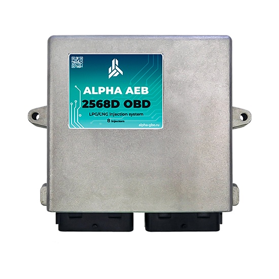 Электронный блок управления (пропан, метан) ALPHA AEB 2568D OBD, 8 цилиндров