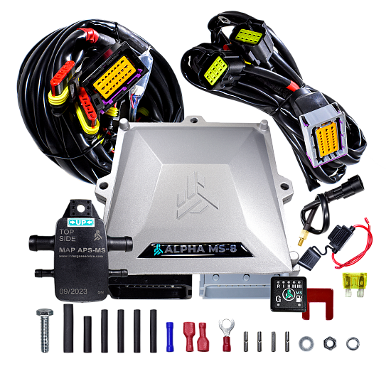 Комплект электроники (пропан, метан) ALPHA MS-8, 8 цилиндров