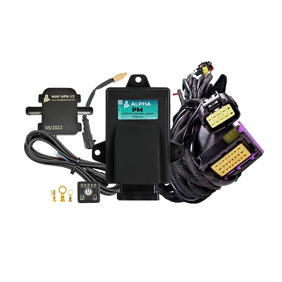 Комплект электроники (пропан, метан) ALPHA PM, 4 цилиндра