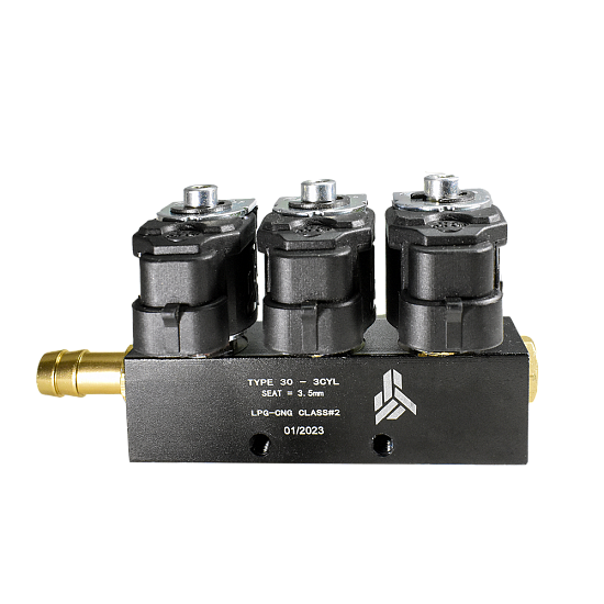 Рампа инжекторная (пропан, метан) ALPHA Type 30, 3 цилиндра (3 Ом)