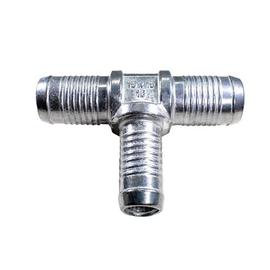 Фитинг-тройник тосола (пропан, метан) Atiker 19х16х19 мм, алюминий (TE.004)